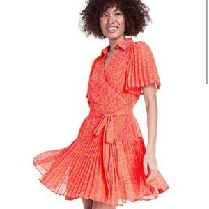 Alexis for Target Floral Flutter Sleeve Wrap Dress